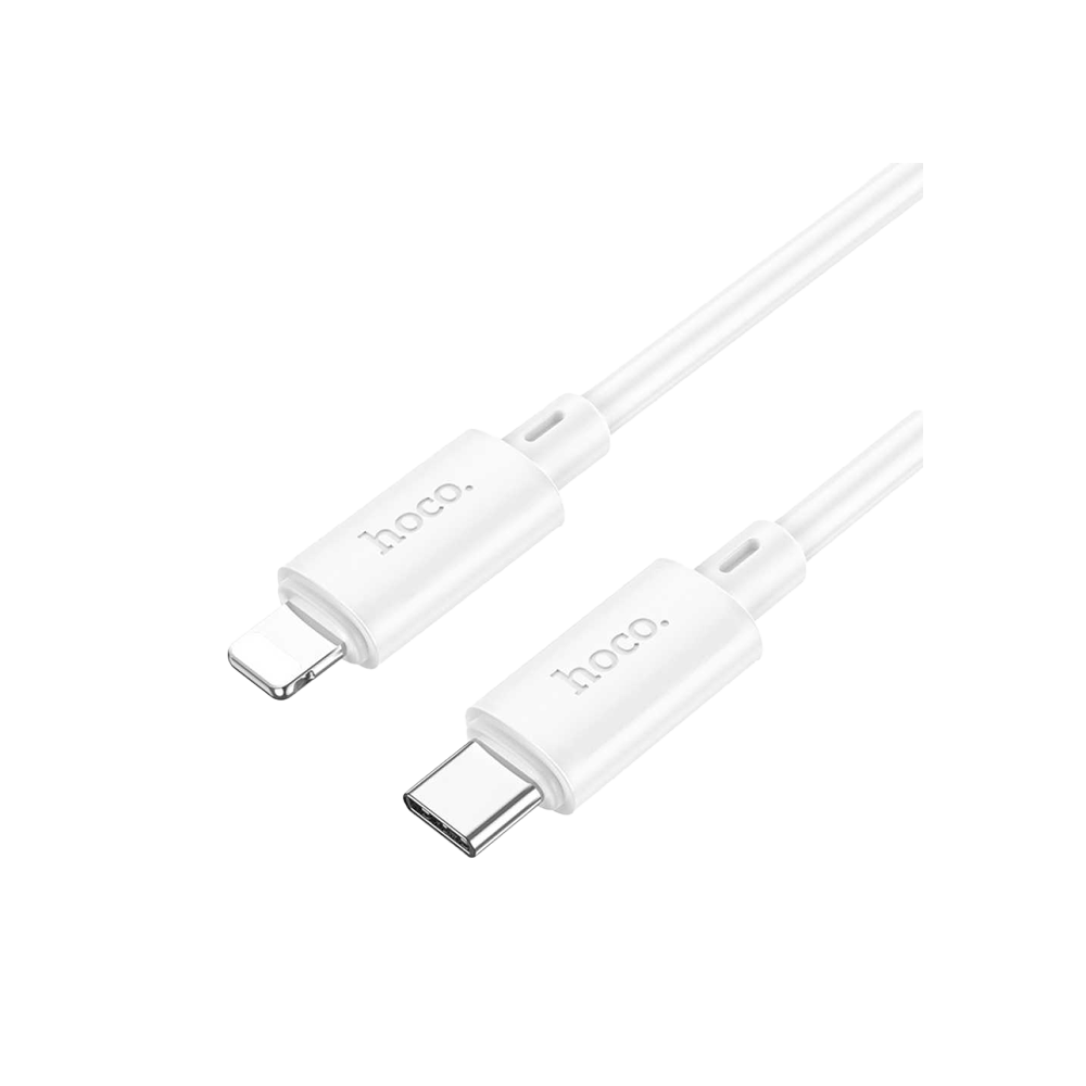 X88 PD 20W Type-C to Lightning Data Cable - White